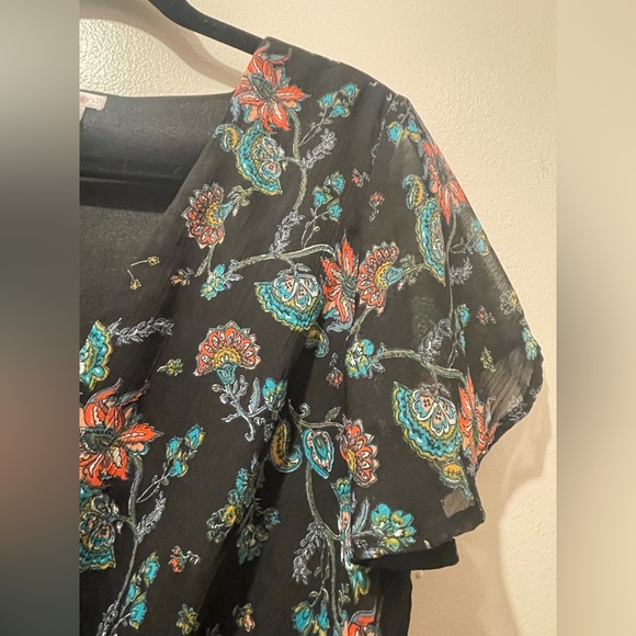 Floral Black Romper - Picture 4 of 16